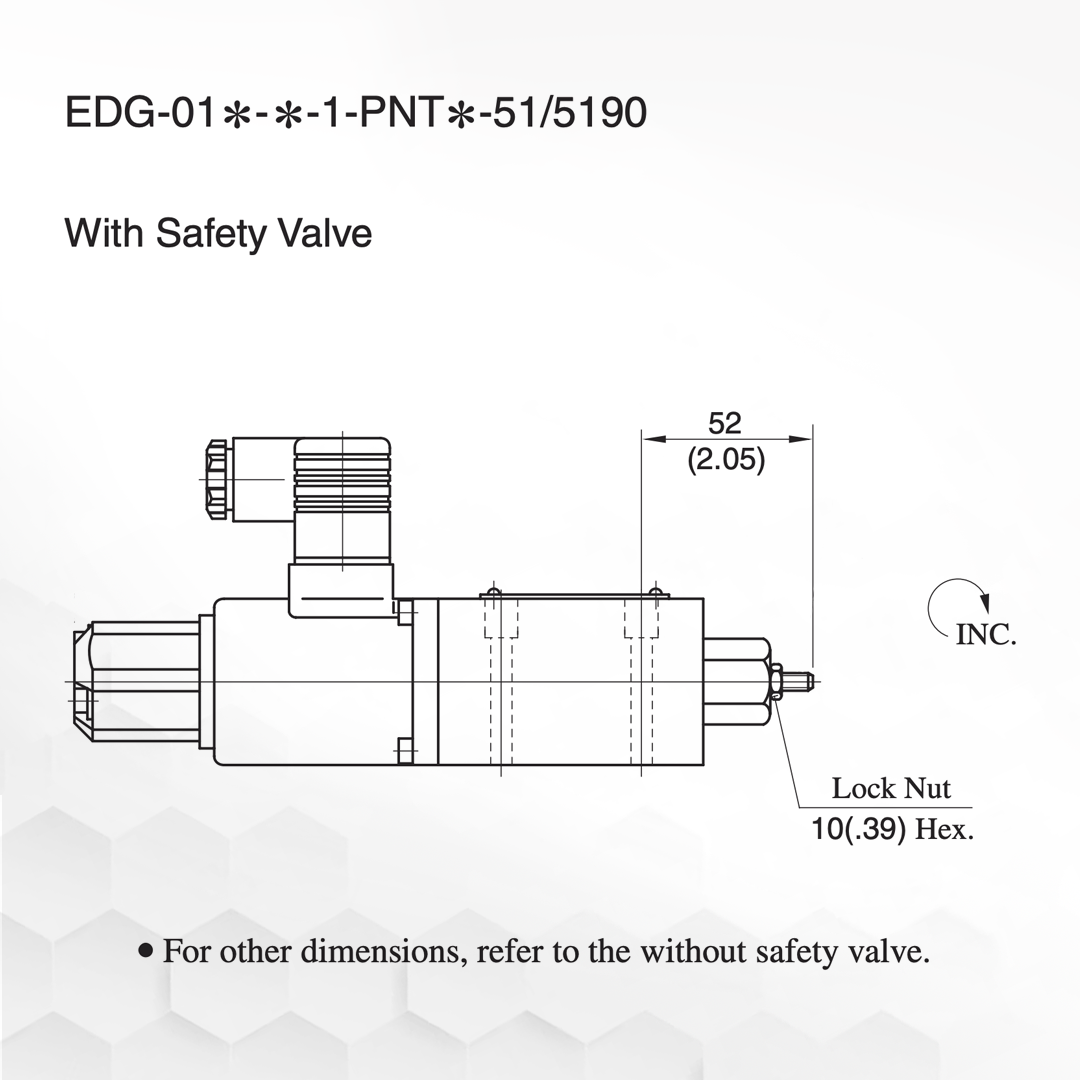 EDG-01-C-PNT11-51 | Relief Valve EDG-01-C-PNT11-51 | Relief Valve
